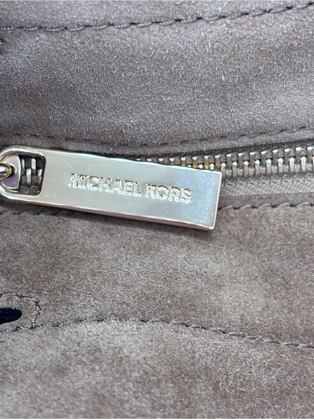 Michael Kors Lena Slouchy Suede Hobo Bag - Camel/Brown